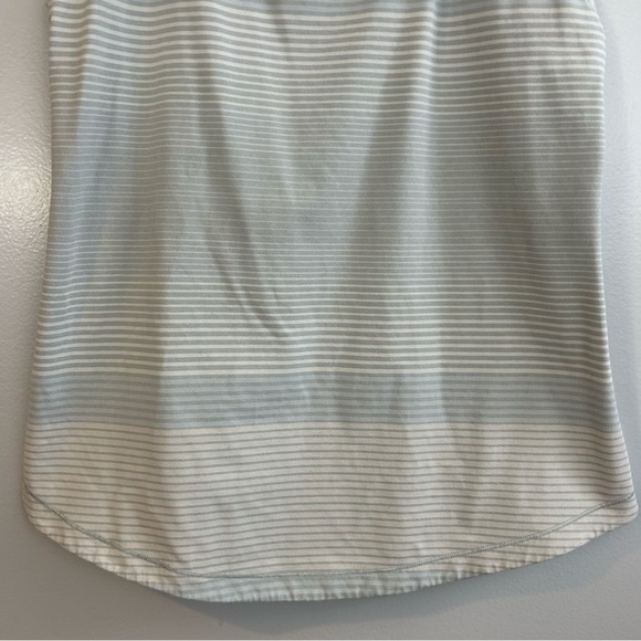 Lululemon Athletica Grey/White Striped Tank Size 6 - Picture 10 of 11